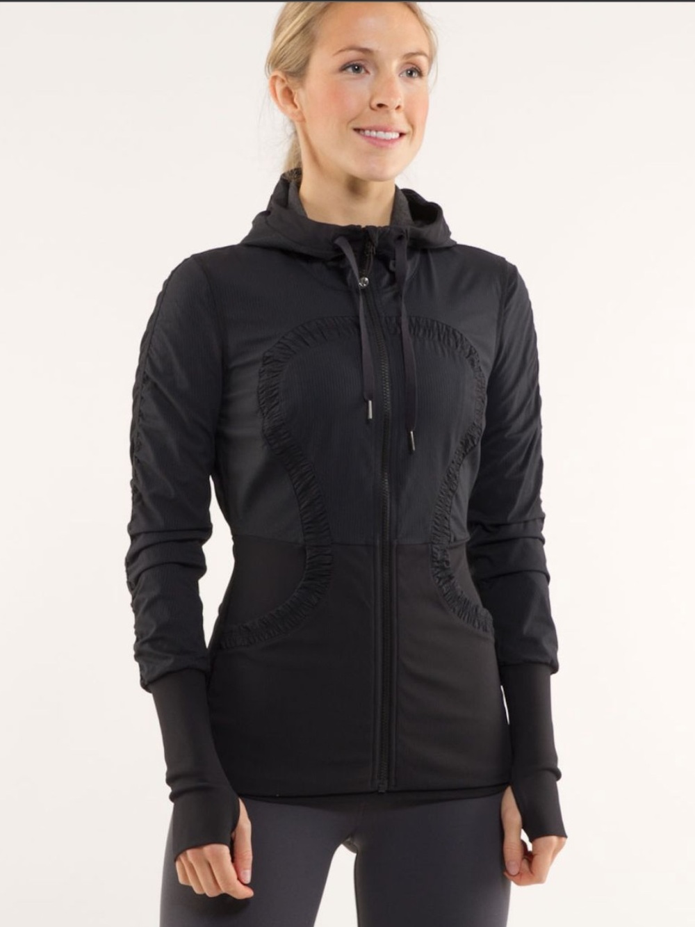 GUC Lululemon Women’s Dance Studio Reversible Jacket Black Size 8